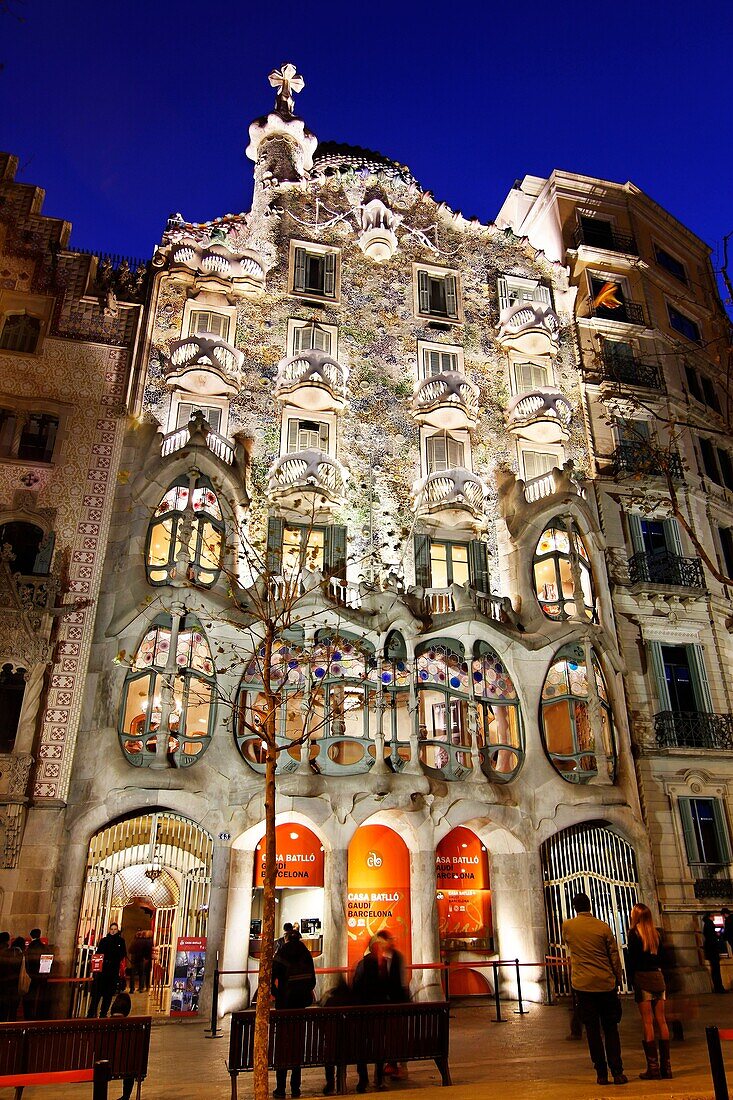 Casa Batlló Batlló House by Antoni Gaudi­. 1910. Barcelona.