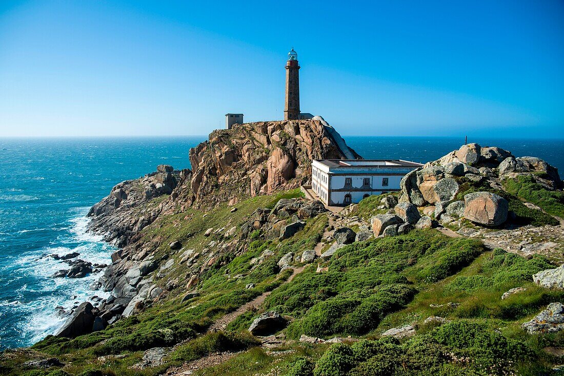 Cape Vilano in Camariñas. Coast of Death. A Coruña. Galicia. Spain. Europe