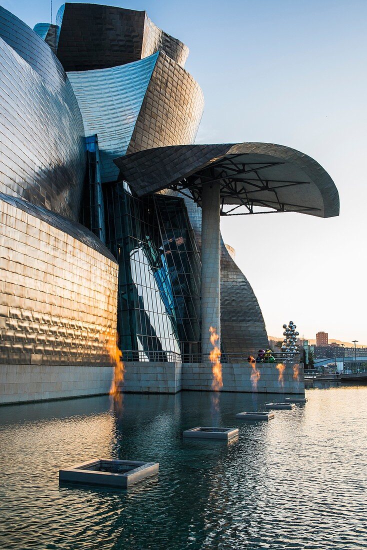 Guggenheim Museum in Bilbao. Basque Country. Spain. Europe.