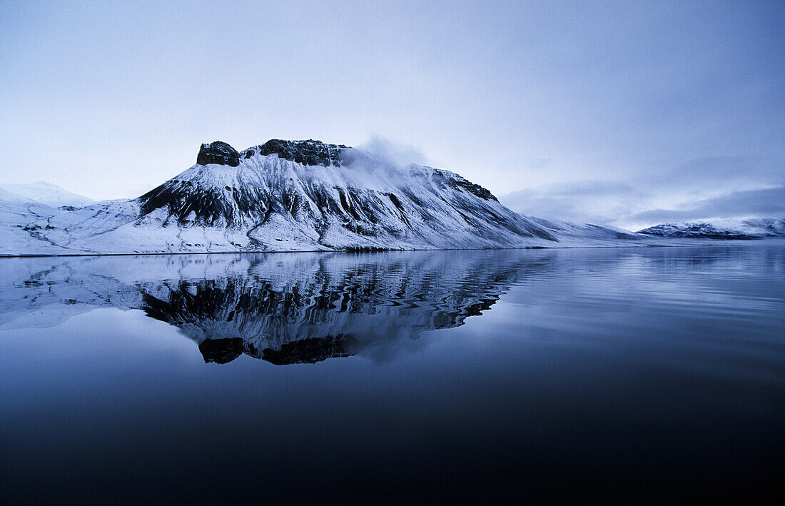 Mountain Reflection, Grise Fiord, Nunavut.