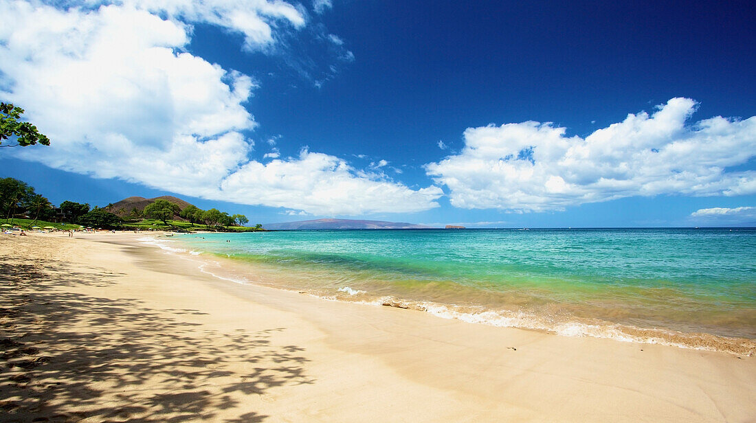 'Beach on the coastline of an hawaiian island; Hawaii, United States of America'