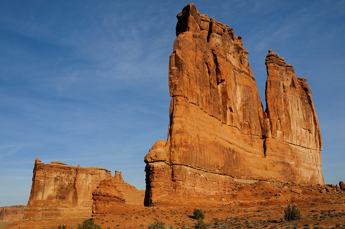 TOWER OF BABEL, ARCHES NATIONAL PARK, UTAH, USA