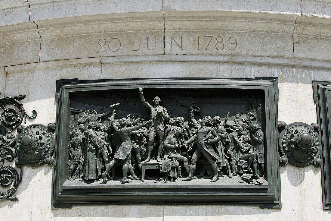 France, Paris, 3rd district, Place(Square) of The Republic