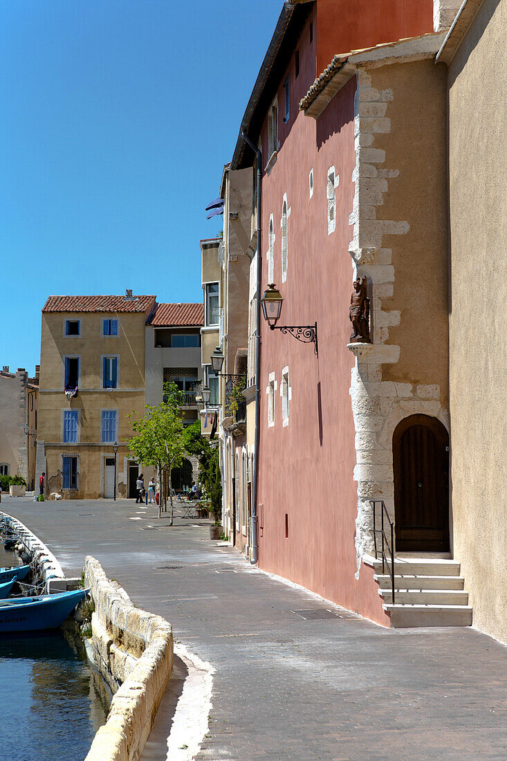 Road along the canal, Martigues, Southeastern France