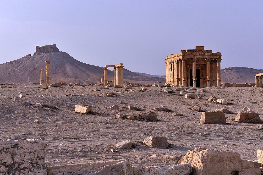 Syria, archaeological site of Palmyra, October, November 2010. Former Roman city