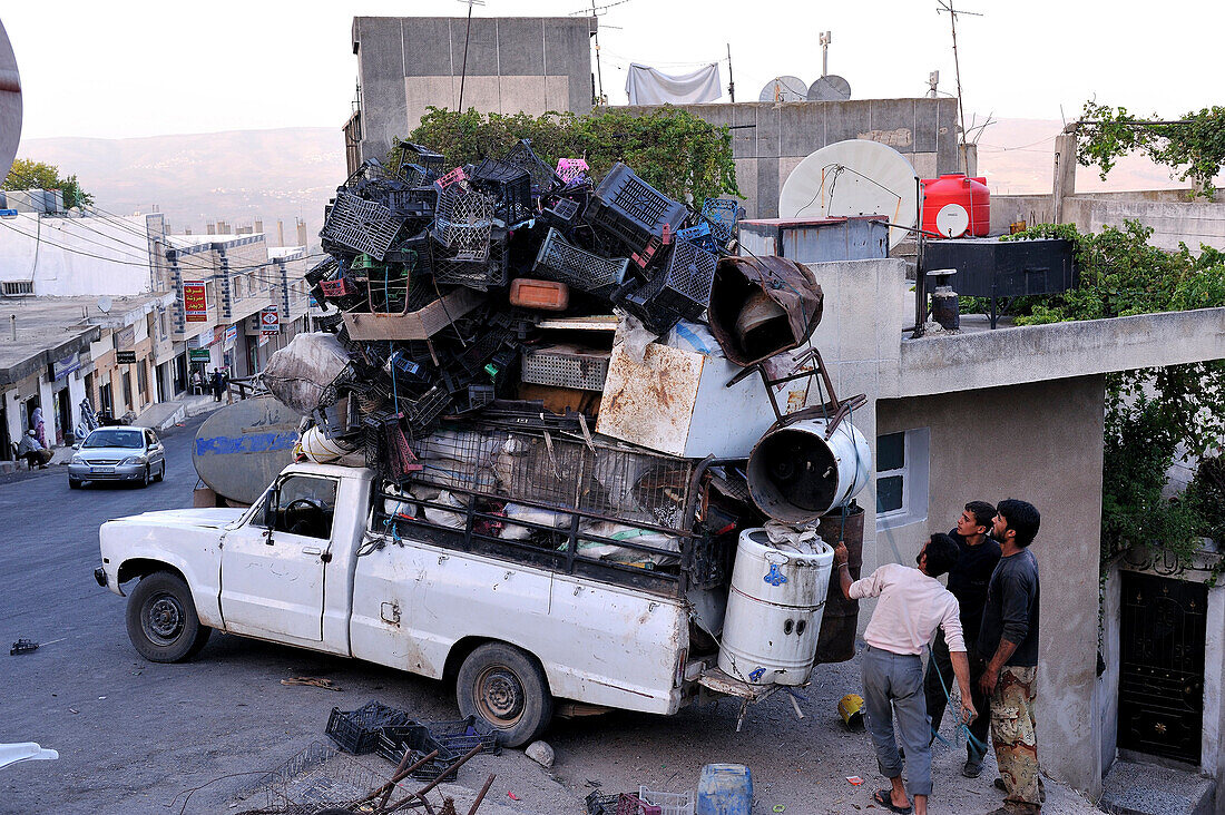 Syria, October 2010. Hosn village, located at the feet of the Krak.