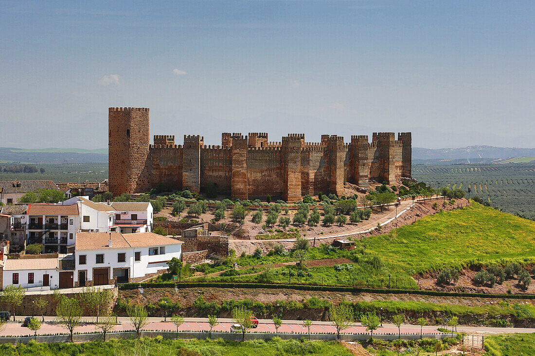 Spain, Andalucia Region, Jaen Province, Baños de la Encina City, Baños de la Encina Castle.