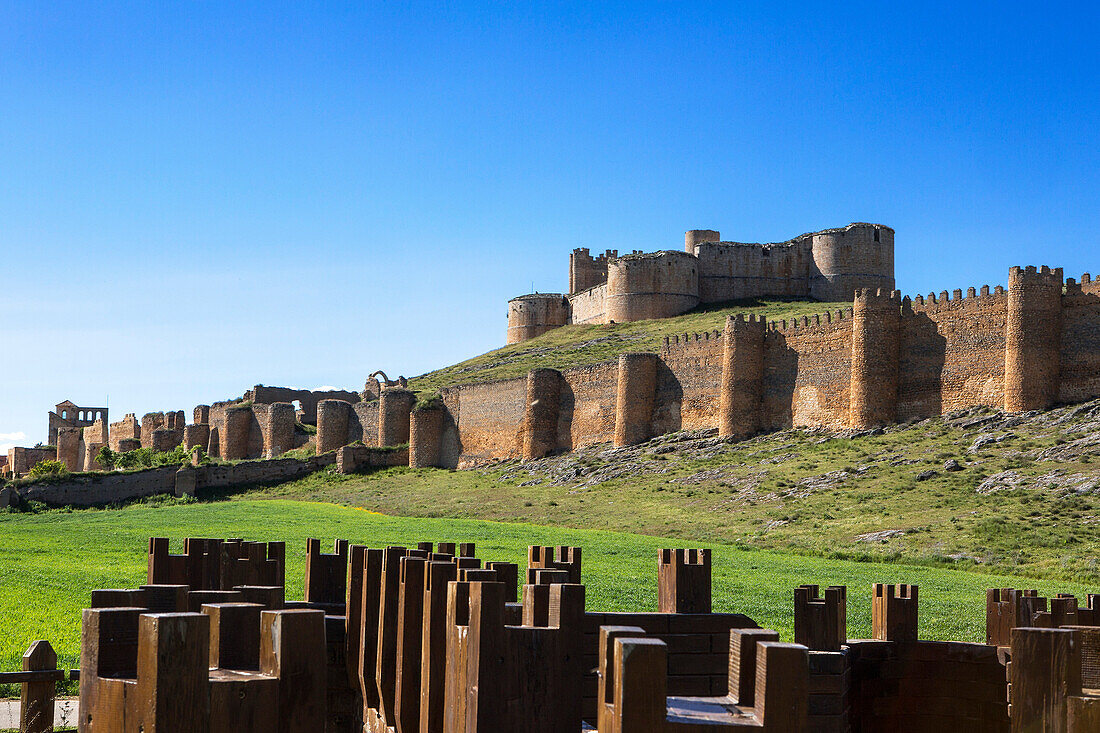 Spain, Castilla Leon Community, Soria Province, Berlanga de Duero City, The Castle