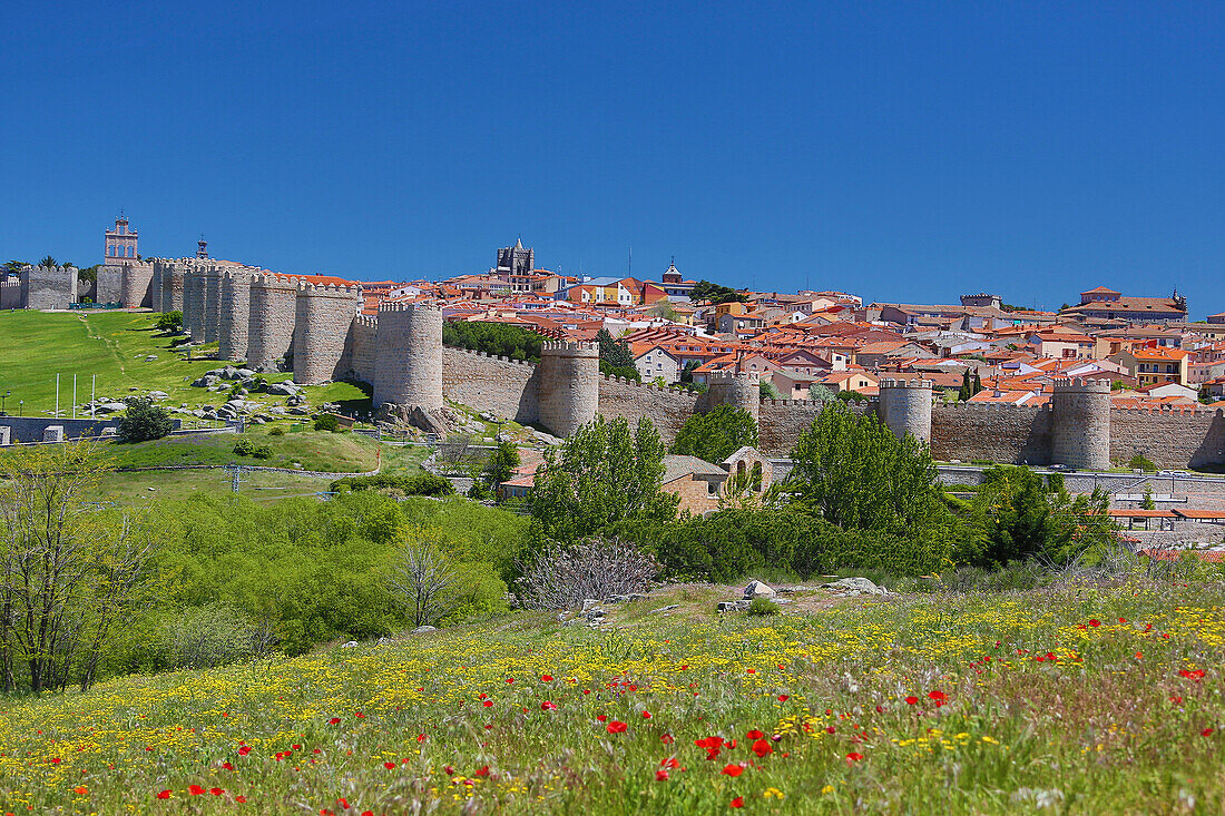 Spain, Castilla Leon Community, Avila City (W.H.), Northern City Walls