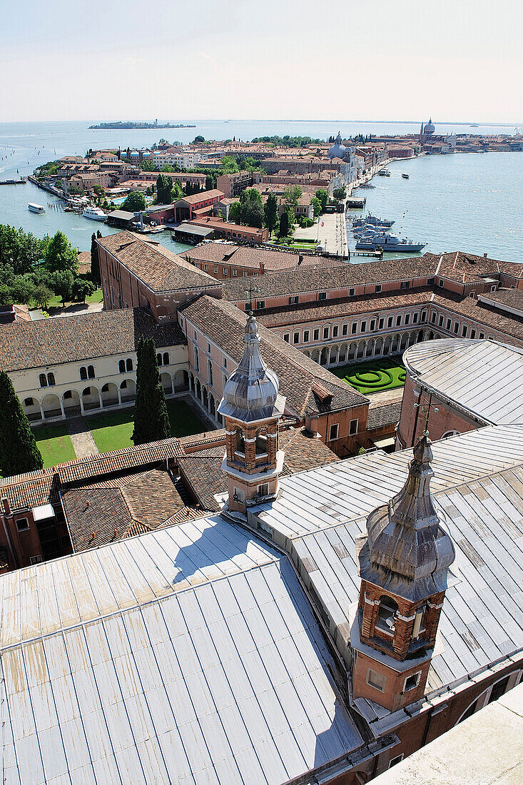 Italy, Venetia, Island of Giudecca, City of Venice (Seen since the island of San Giorgio Maggiore)