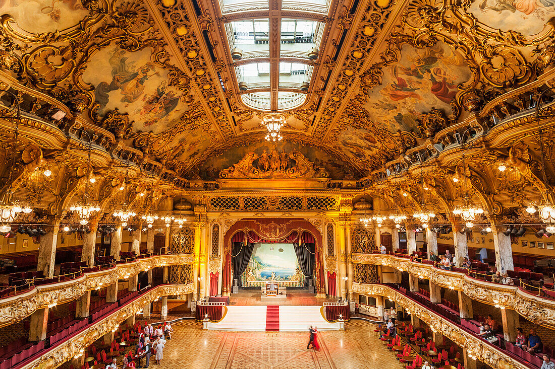 England, Lancashire, Blackpool Grand Theatre, The Ballroom