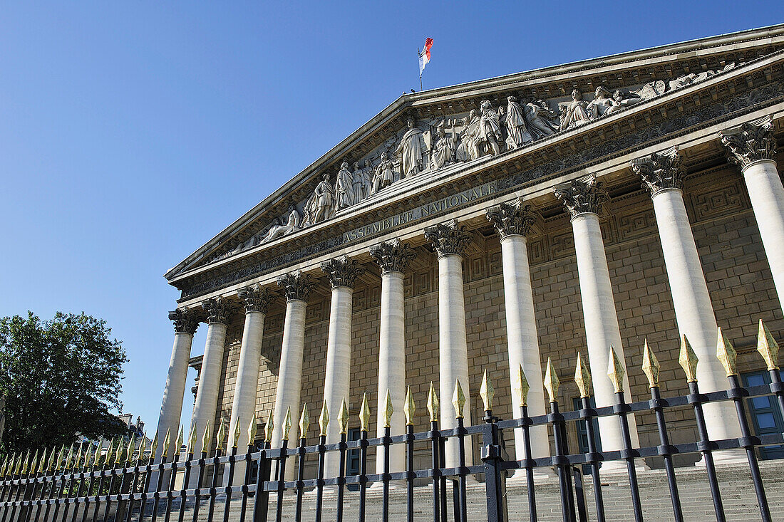 France, Paris, 7th district, Seat of the French National Assembly, National Assembly