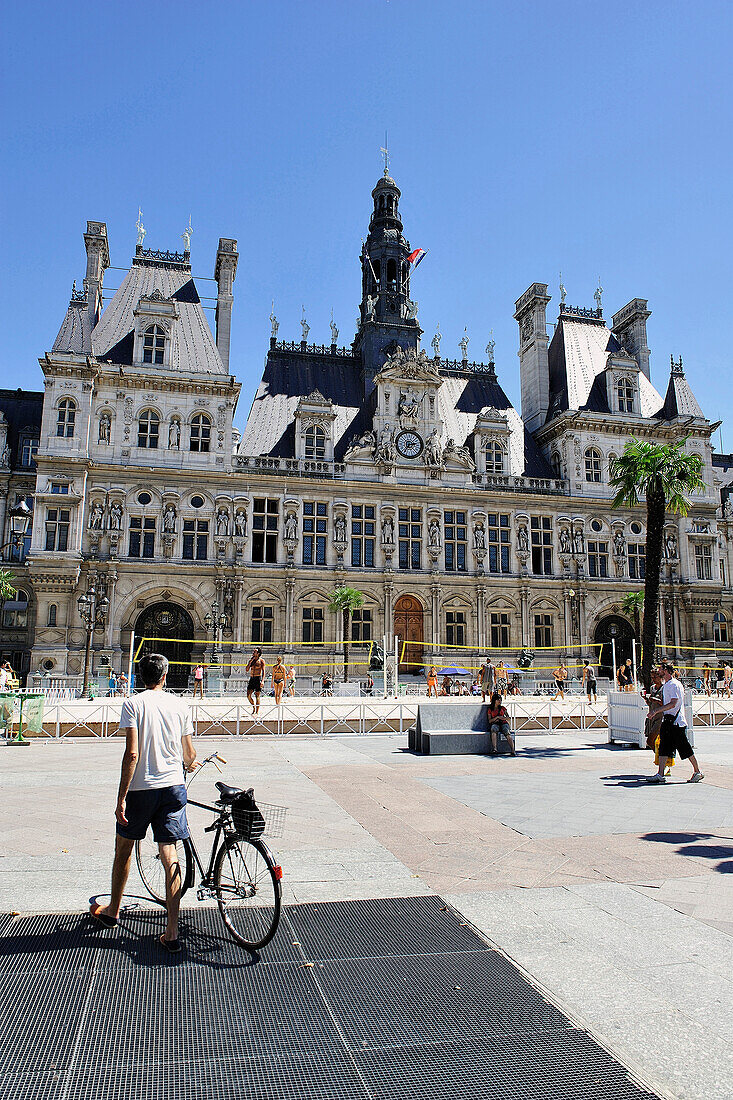 France, Paris, 4th district, City hall