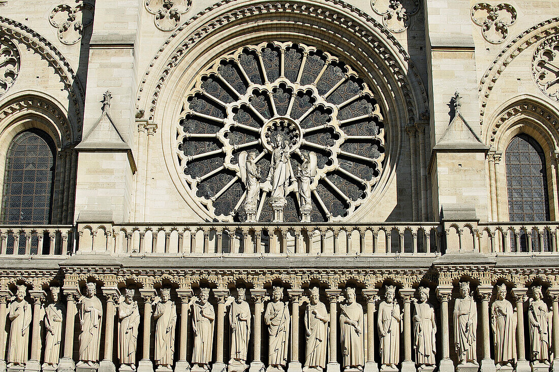 'France, Paris, 4th district, Cathedral ''Notre-Dame'''