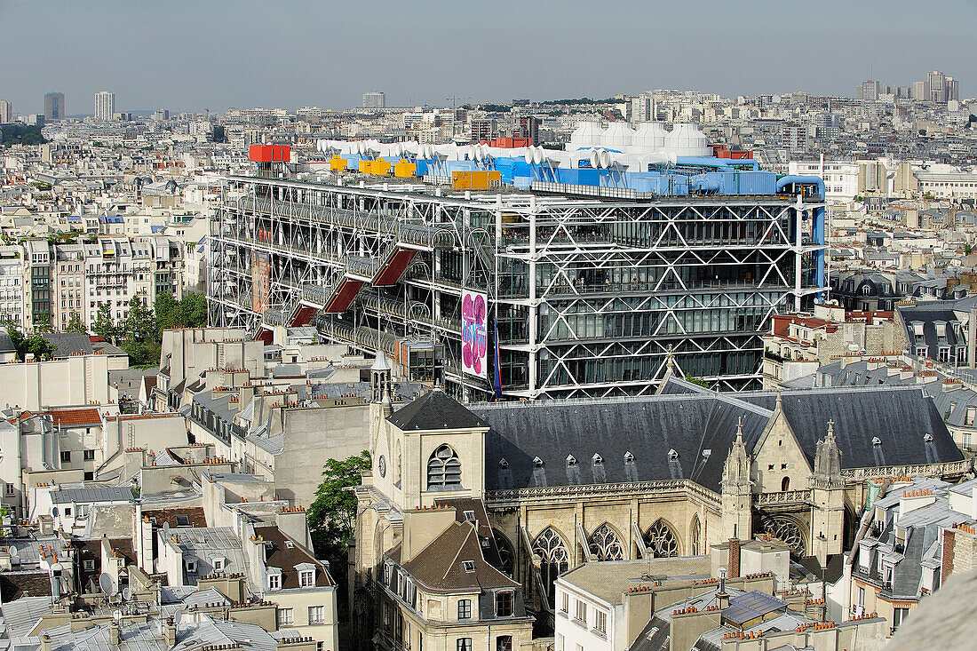 France, Paris, 4th district, Tour(Tower, Ballot) Saint Jacques