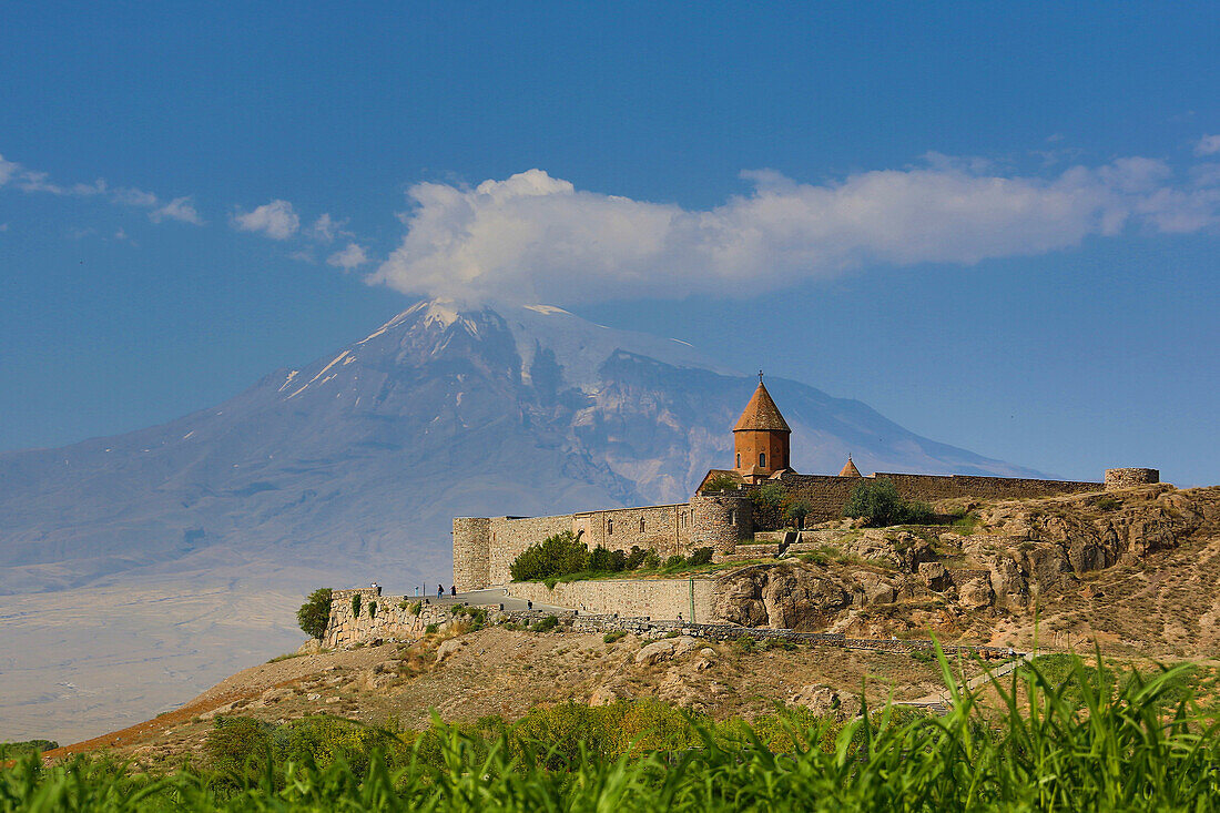 Armenia, Lusarat, Khor Virap Monastery, Ararat Mountain