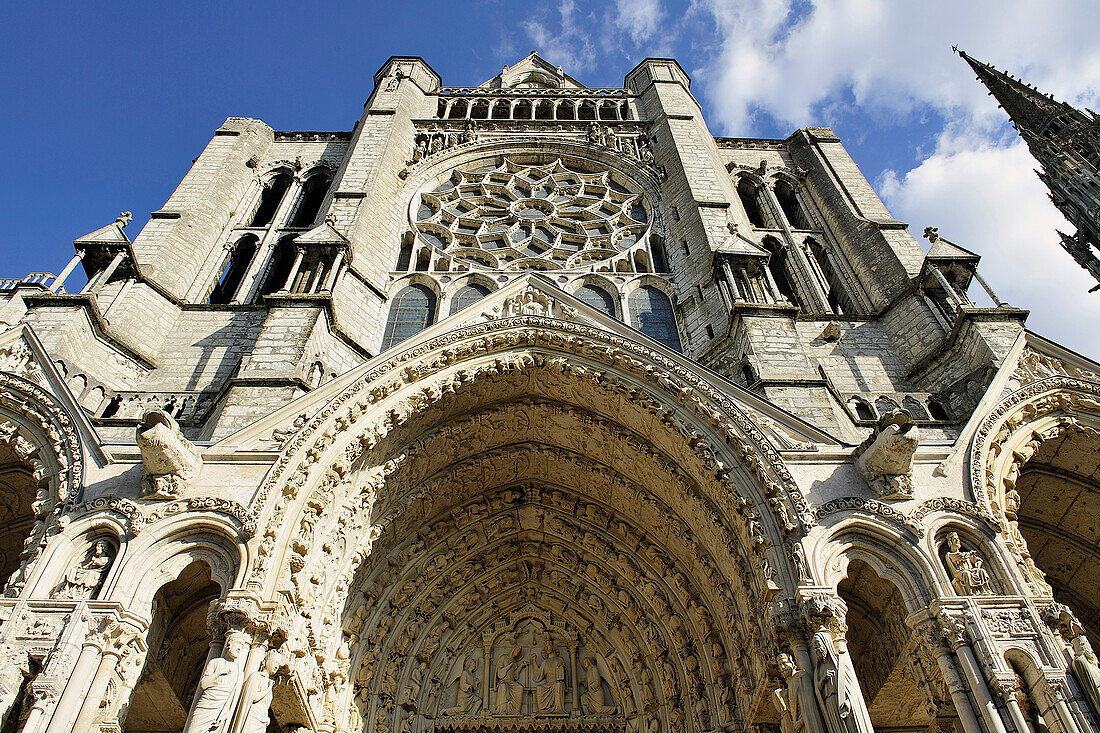 France, Eure-et-Loir, 28, Chartres, The Cathedral (UNESCO world heritage)