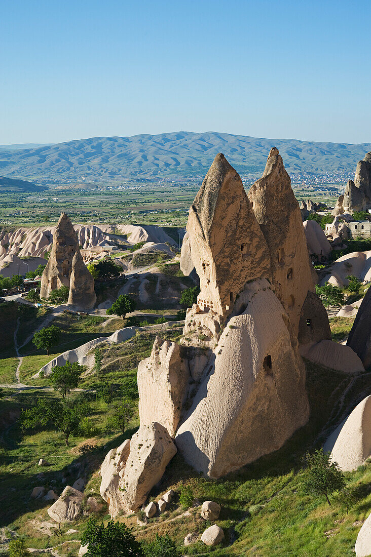 'Fairy Chimneys And Cave Houses In Uchisar; Turkey'