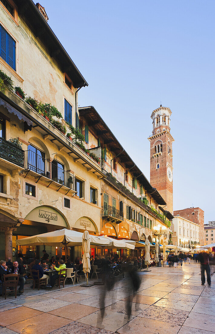 'Piazza Delle Erbe; Verona, Italy'