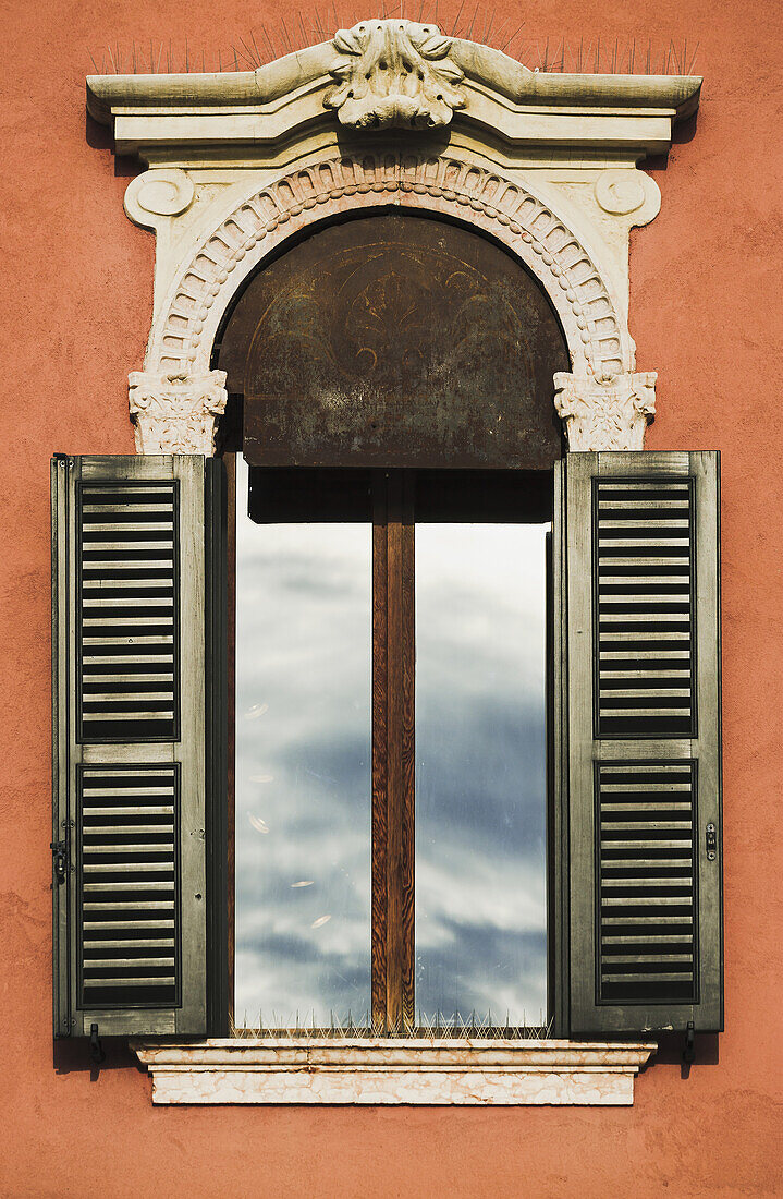 'Architectural Details At Piazza Bra; Verona, Italy'