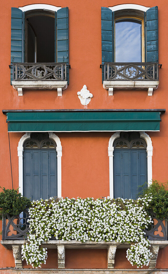 'Architectural Details On A Building; Venice, Italy'