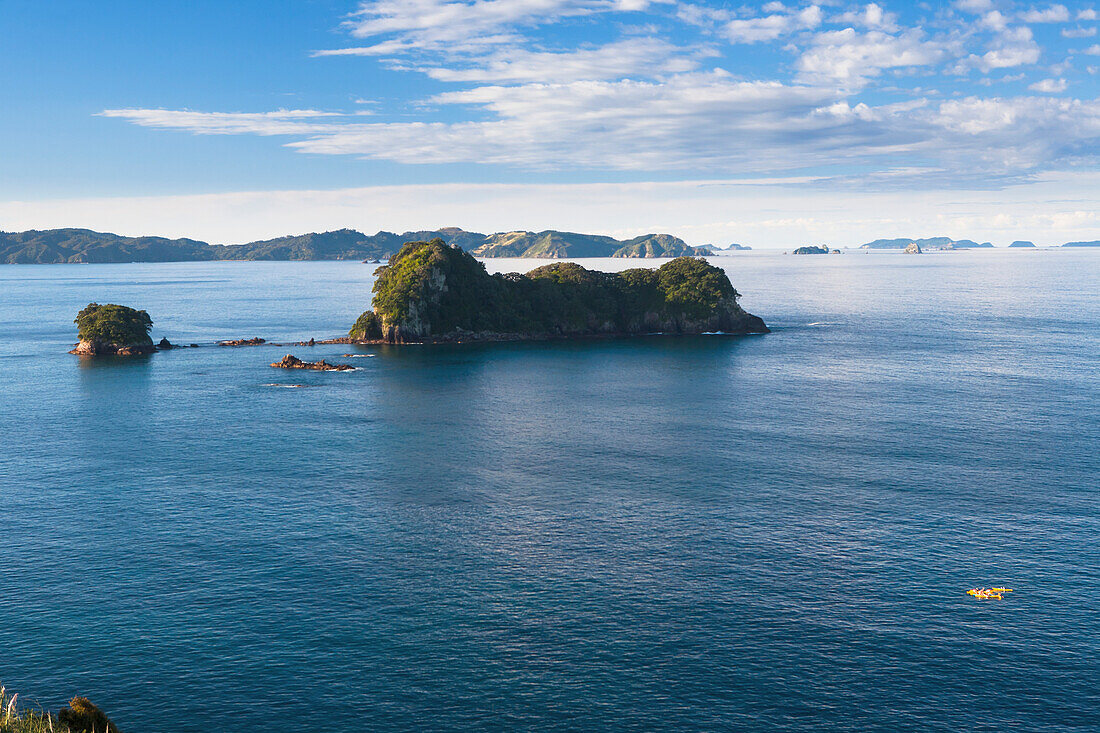 'Kayaks In Coromandel Peninsula; New Zealand'