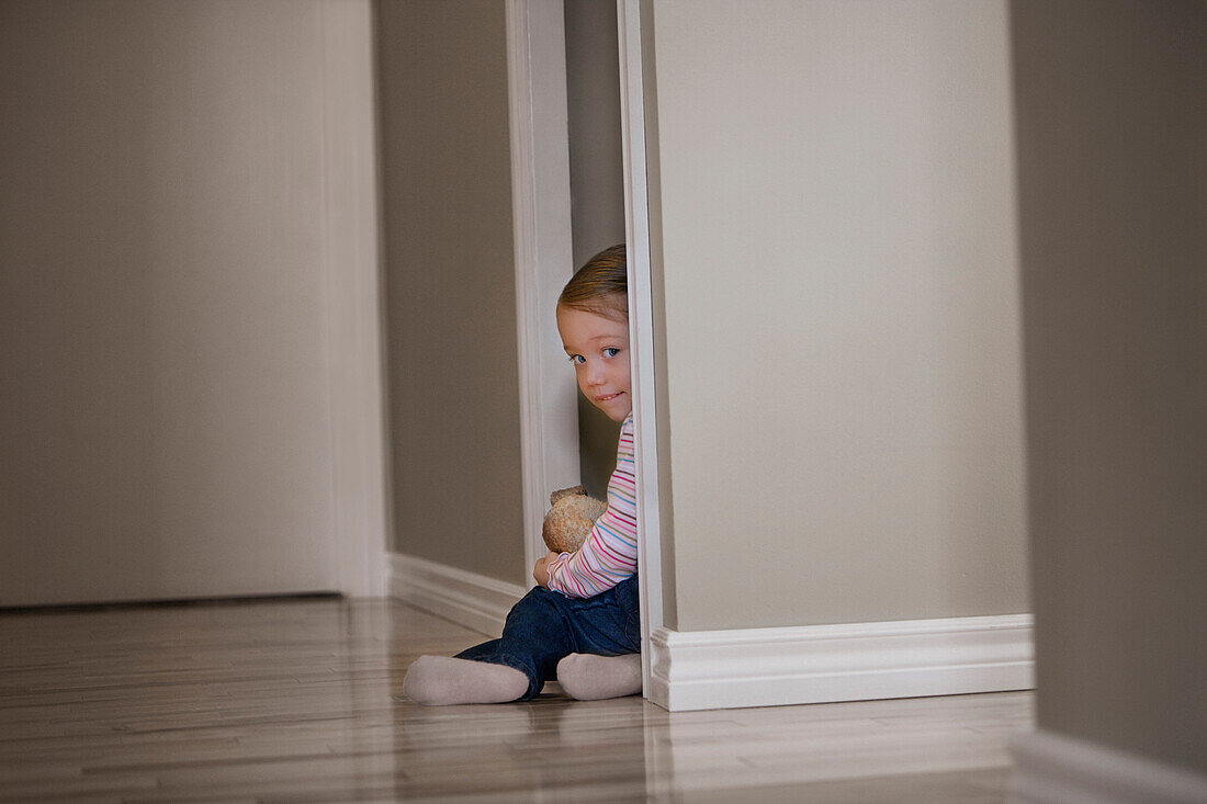 Child Hides In A Closet