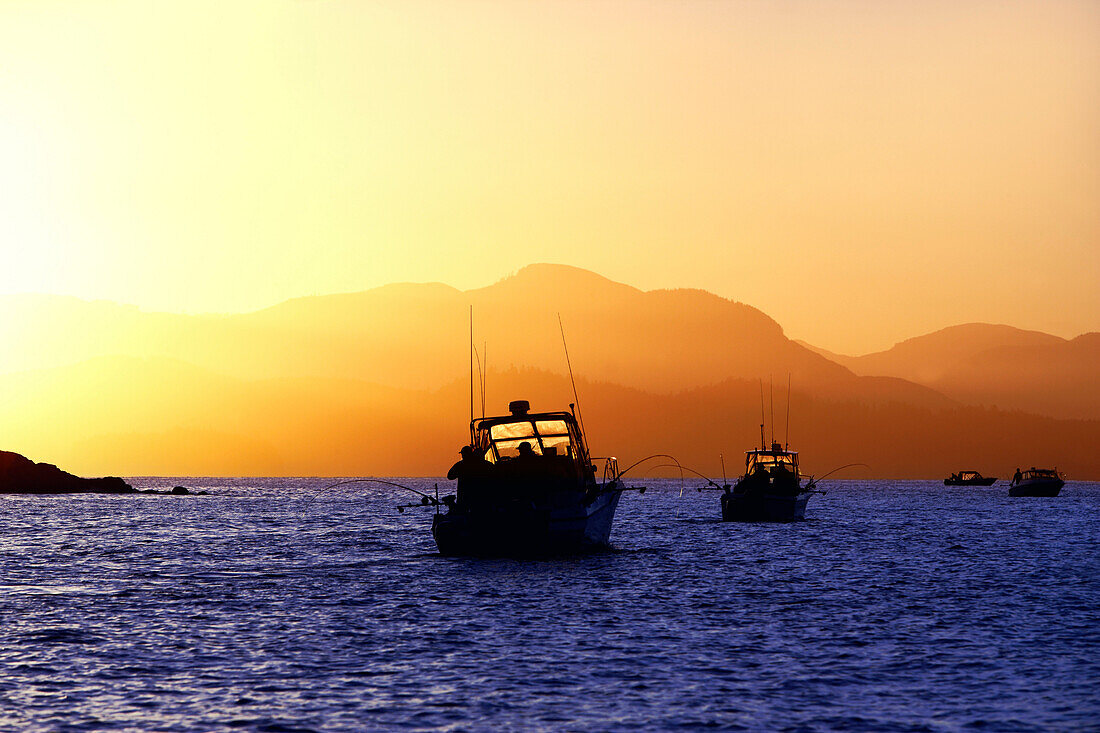 Fishing Boats At Sunrise