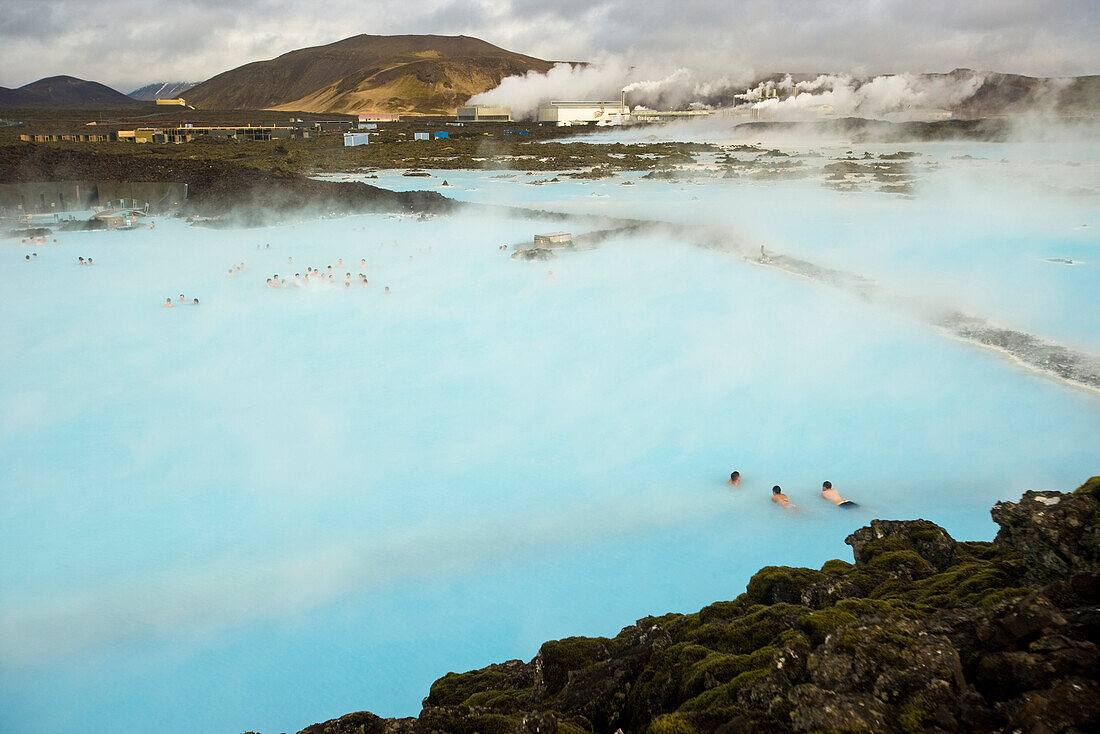 Blue Lagoon, Geothermal Hot Springs Near Reykjavik, Iceland