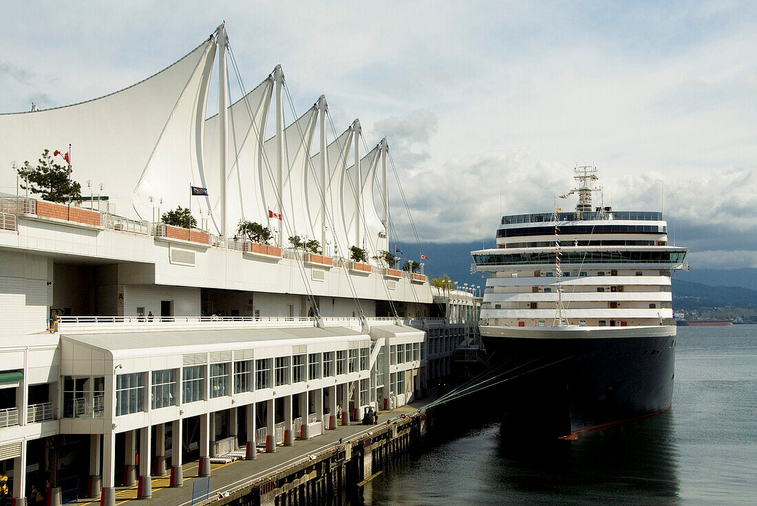 A Ship At Harbour, Vancouver, British Columbia, Canada