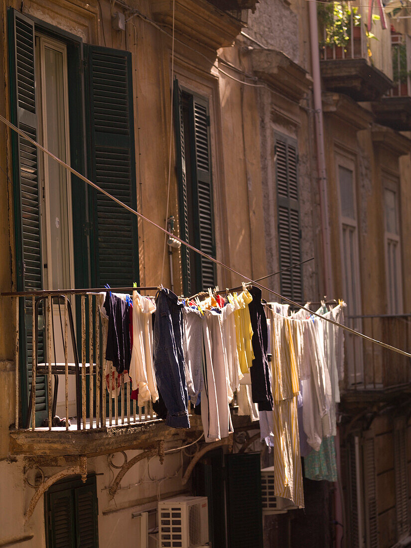 Hanging Laundry, Naples, Italy