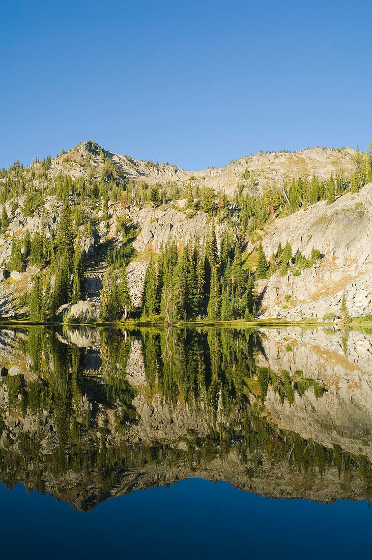 'Eagle Cap Wilderness, Oregon, United States Of America; Laverty Lake In The Wallowas'