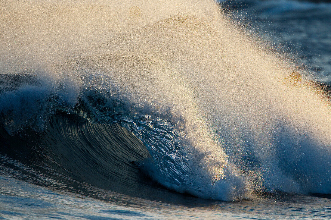 'Hawaii, United States Of America; A Breaking Wave'
