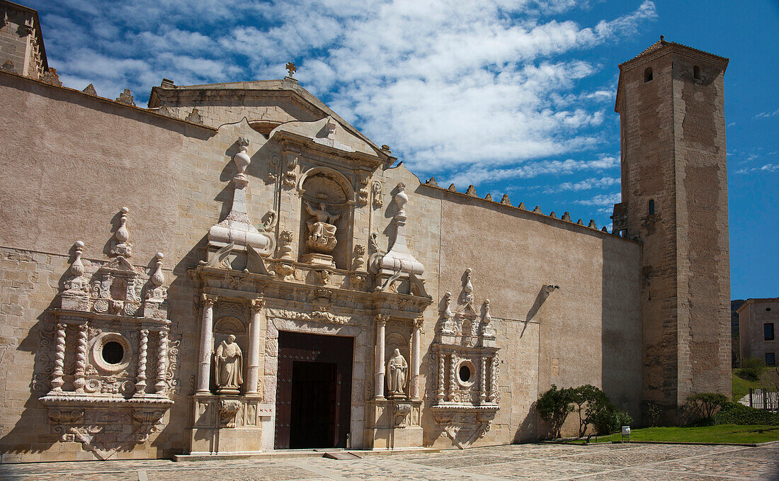 'Entrance To The Monastery Of Santa Maria De Poblet; Catalonia, Spain'