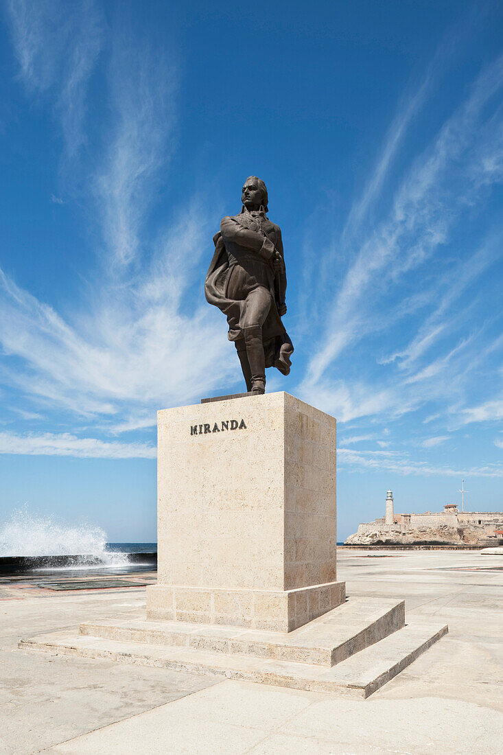'Statue Of General Francisco De Miranda; Havana, Cuba'