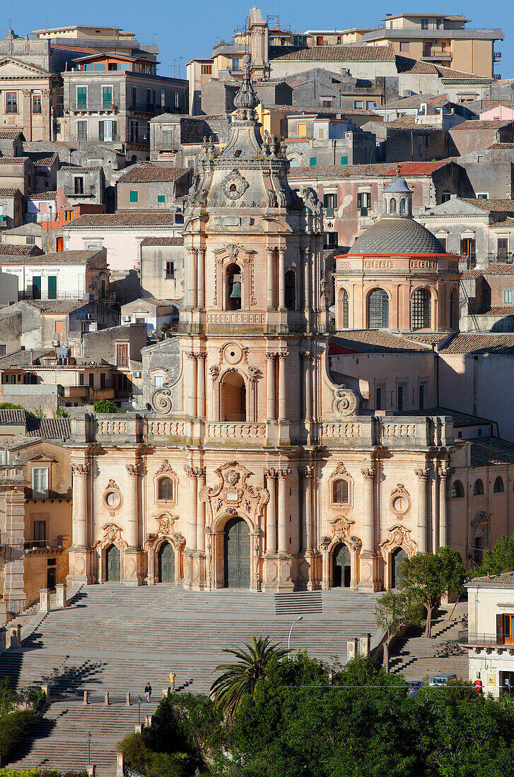 Italy, Sicily, province of Ragusa, Modica, (Unesco world heritage), San Giorgio cathedral