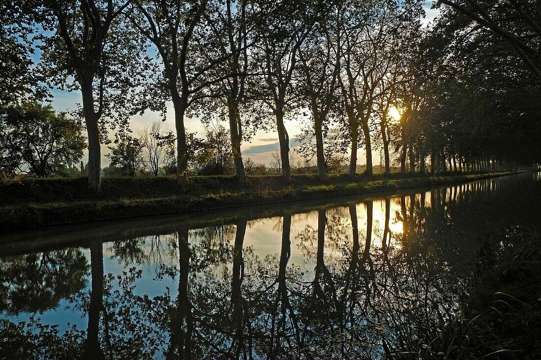 France, the Canal du Midi in Beziers.