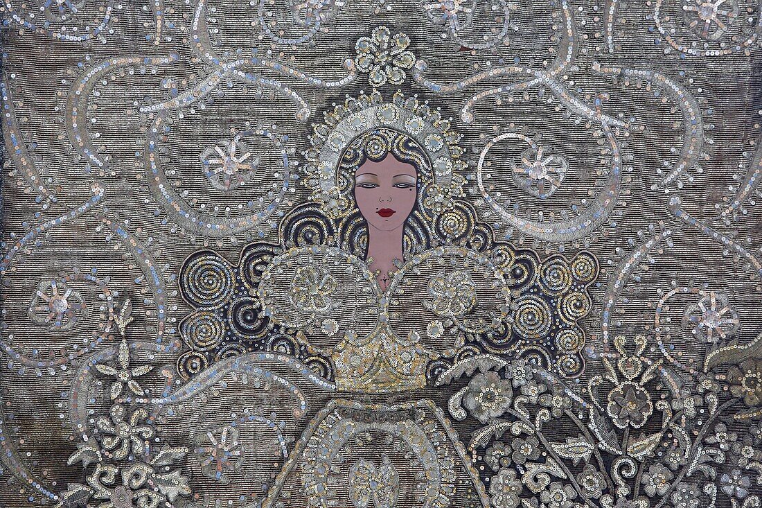 Embroidery. Tunis. Tunisia.