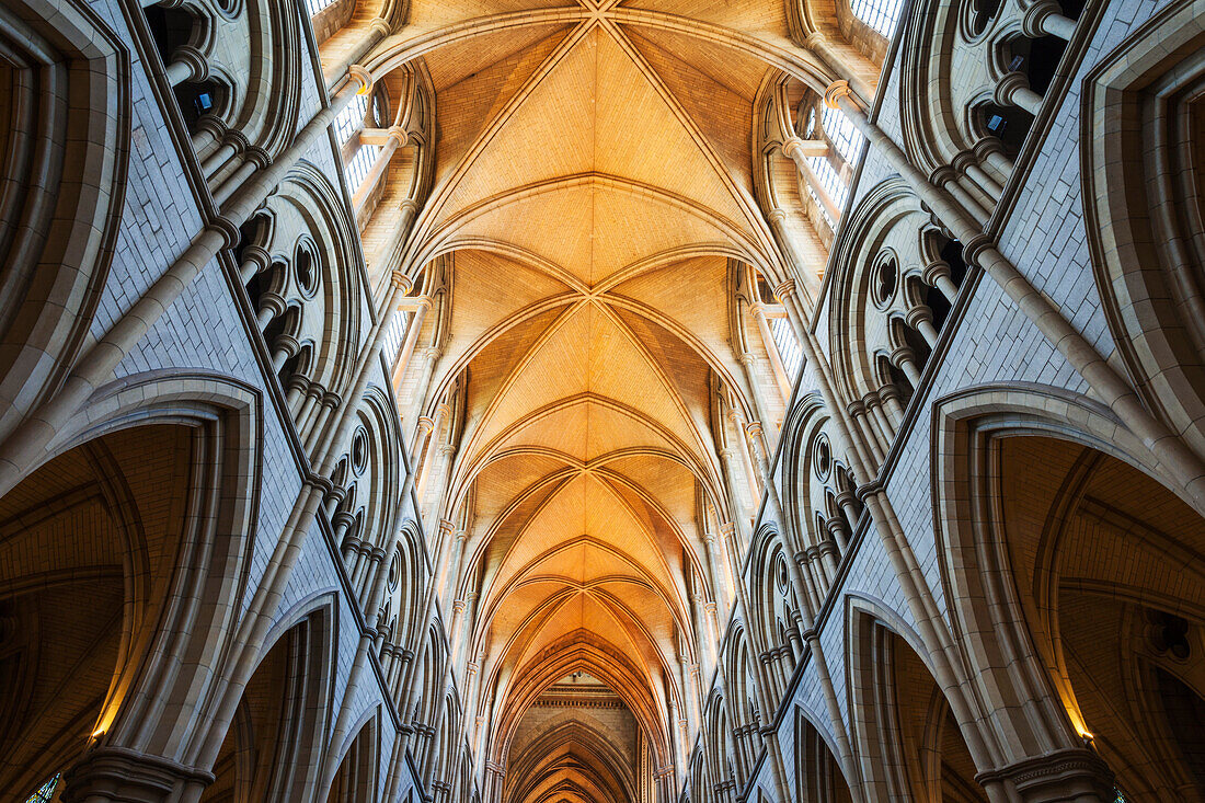 England, Cornwall, Truro, Truro Cathedral, Interior View