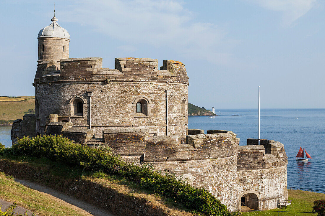 England, Cornwall, St.Mawes, St.Mawes Castle