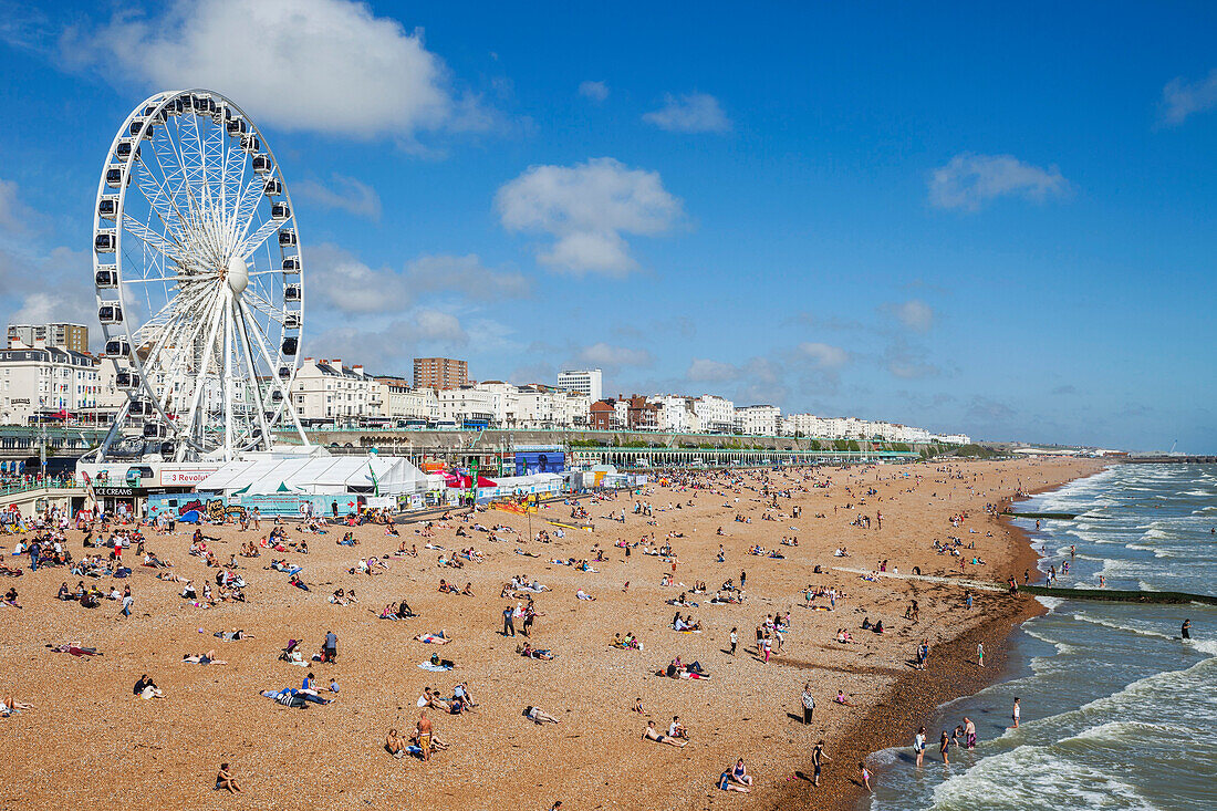England, East Sussex, Brighton, Brighton Beach
