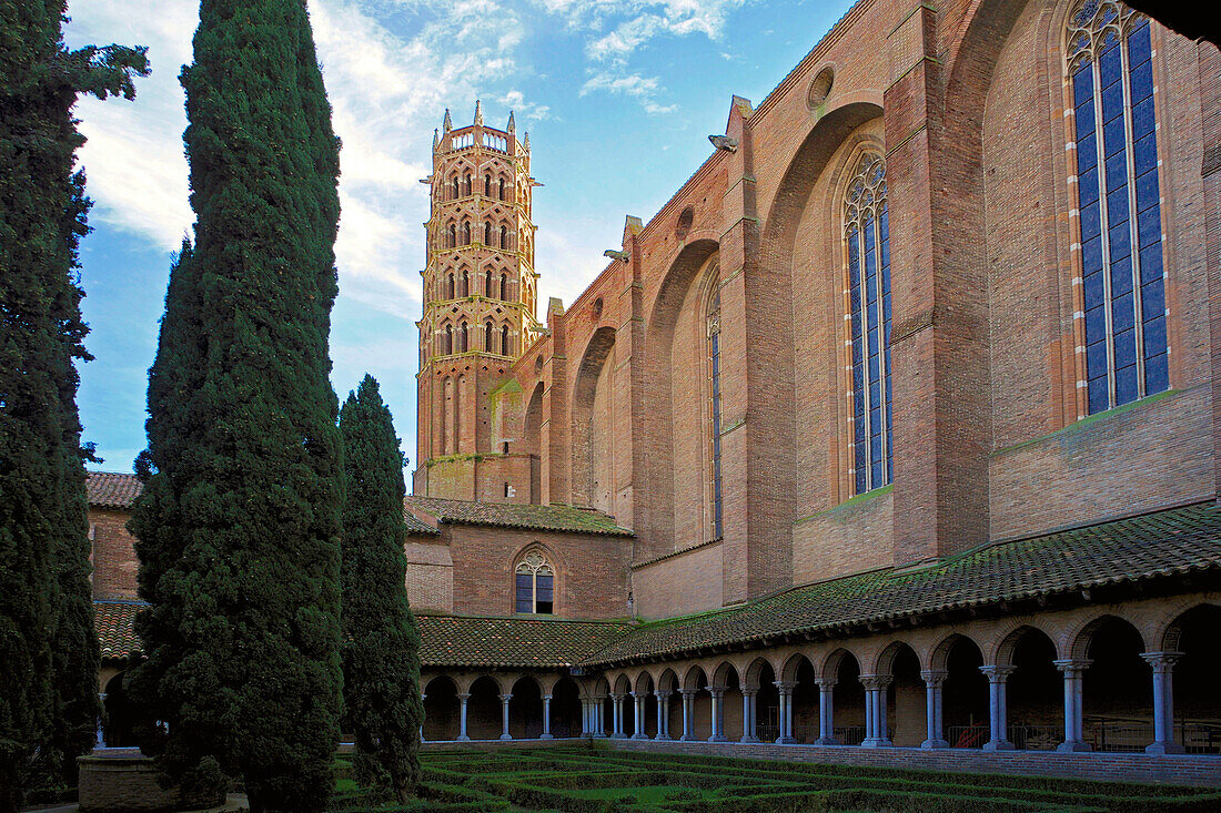 France, Haute garonne, Toulouse, The church of the Jacobins.