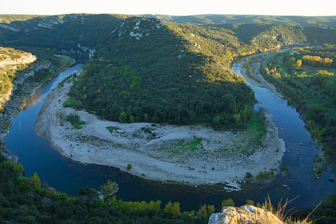 France, Gard (30), Gorges du Gardon, Belvedere Castellas of St. Anastasia, labeled Grand Site of France