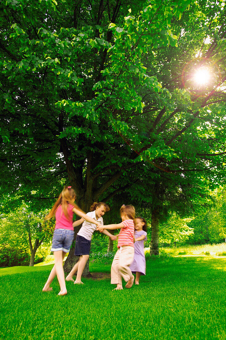 Girls Playing Together