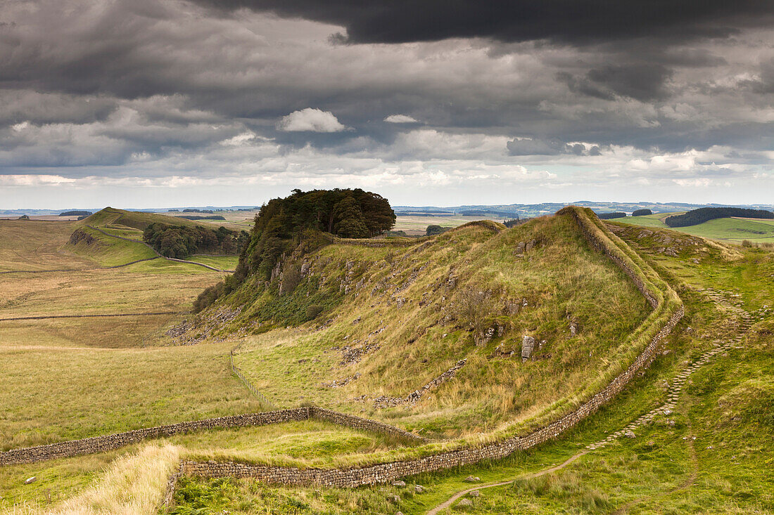 'Hadrian's Wall; Northumberland, England'