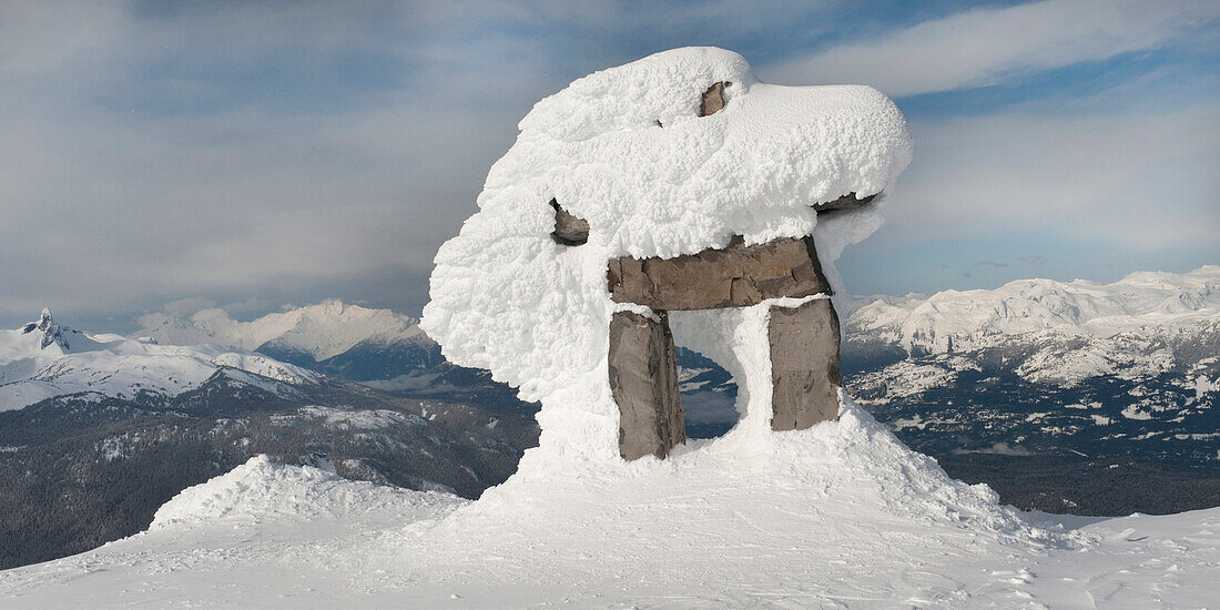 'A Snow Covered Structure; Whistler, British Columbia, Canada'