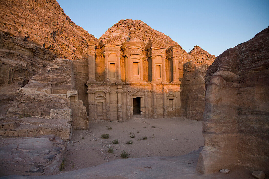 'Ruins Of The Monastery; Petra, Jordan'