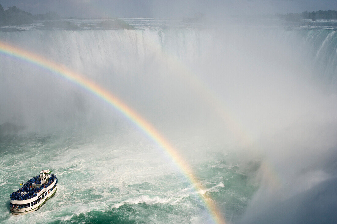 Horseshoe Falls And The Maid Of The Mist - Niagara Falls, Ontario, Canada