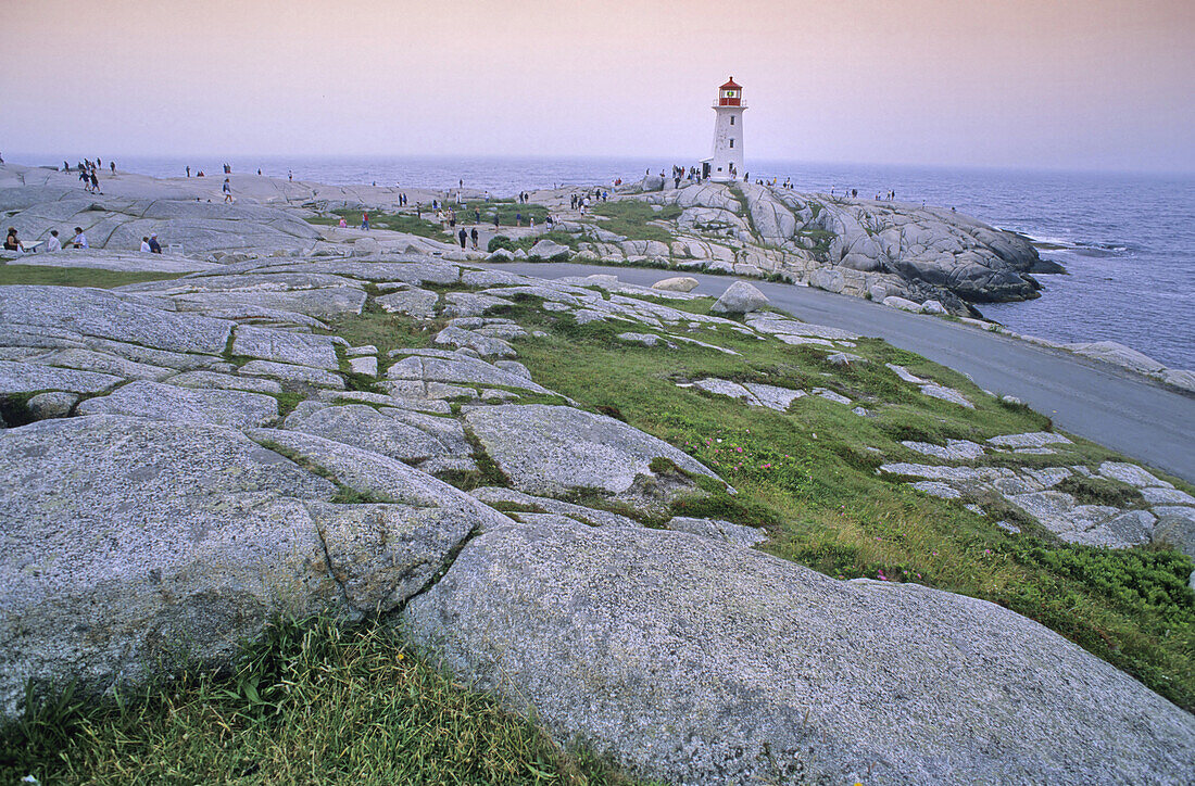 Lighthouse Near Peggy's Cove, Nova Scotia Canada