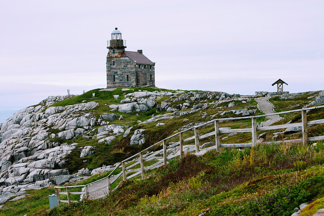 View Of Lighthouse, Rose Blanche, Newfoundland, Canada